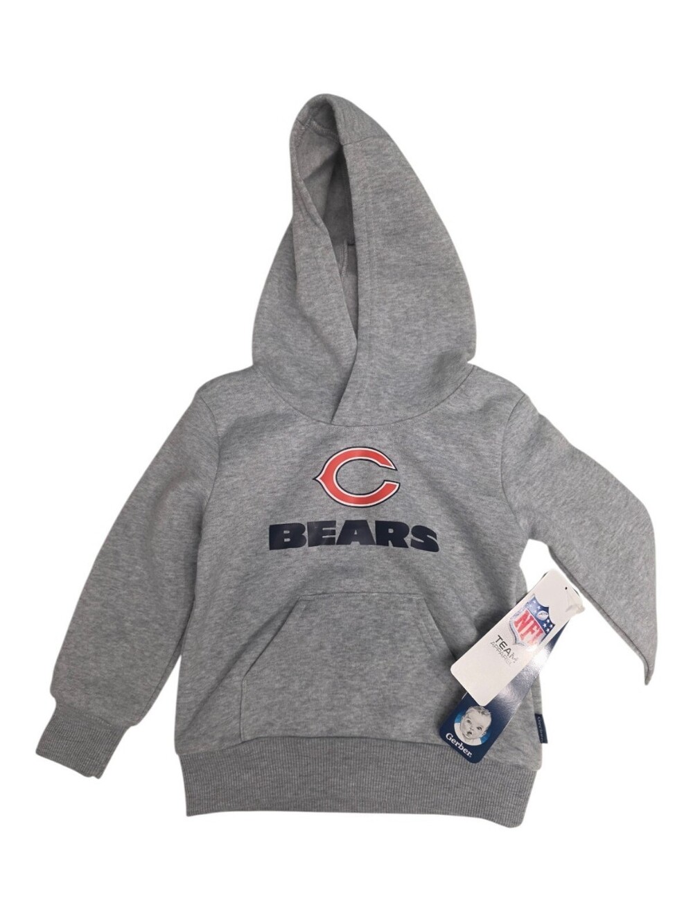 NFL Chicago Bears Toddler 2T Gray Hoodie, Official gear NWT